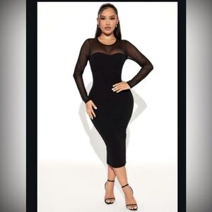 Fashion Nova Black Dress